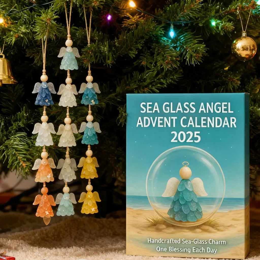 🌊Sea Glass Angel Advent Calendar 2026 – 24 Blessings to Brighten Your Season
